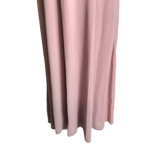 Lulu’s Meteoric Rise Powder Pink Maxi Dress Medium Wedding Formal Prom Event - Picture 6 of 11